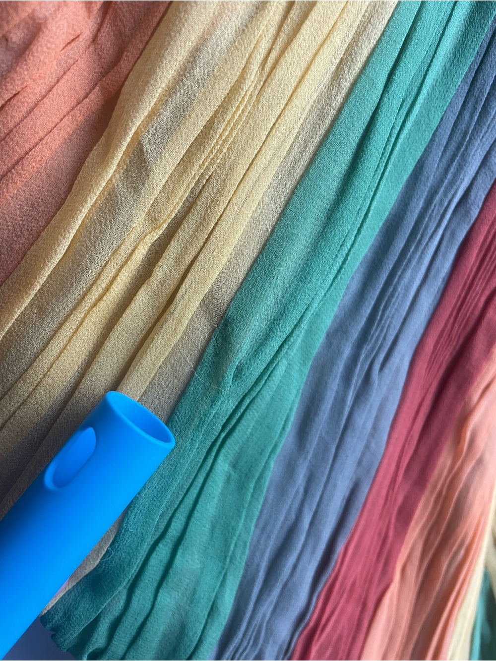 New Mandalay 100% Silk Beaded Rainbow Chevron Sleeveless Dress Multi Cocktail 4 - Picture 5 of 16